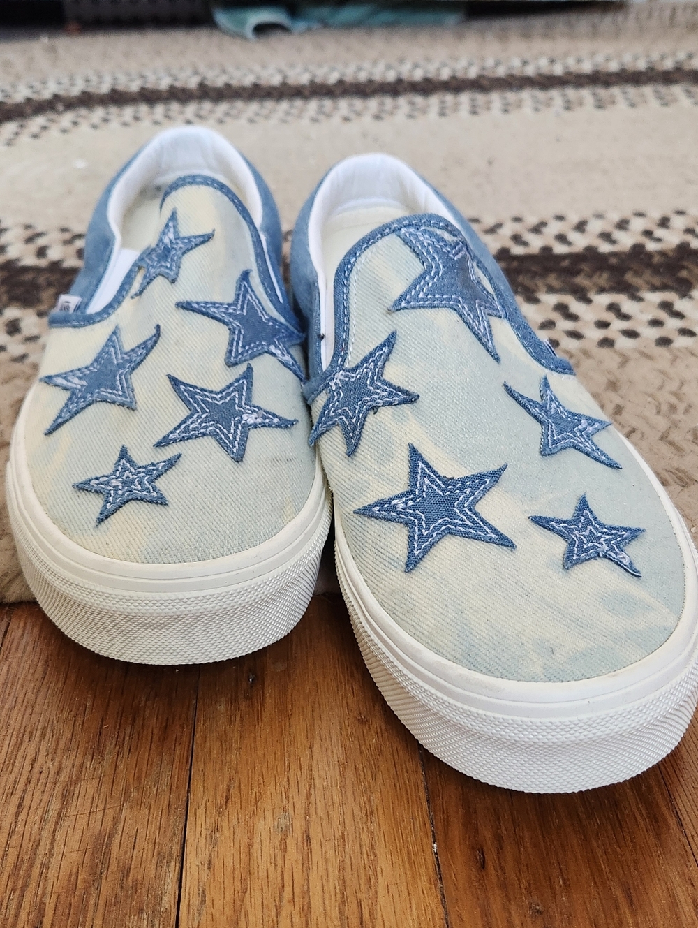 Vans Denim Starry Night Slip-On Shoes